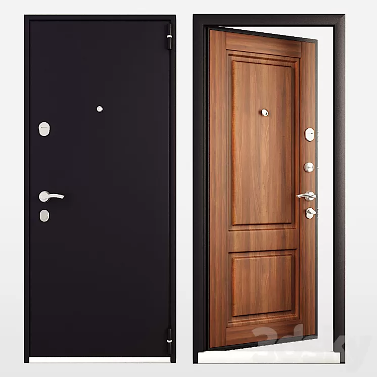Entrance Door Snegir 55 Mp from Torex 3D Model