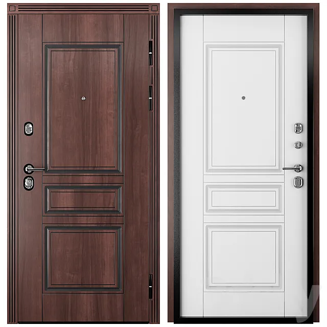 Entrance door staleks Verona V22 Dark Nut Patine Free Download