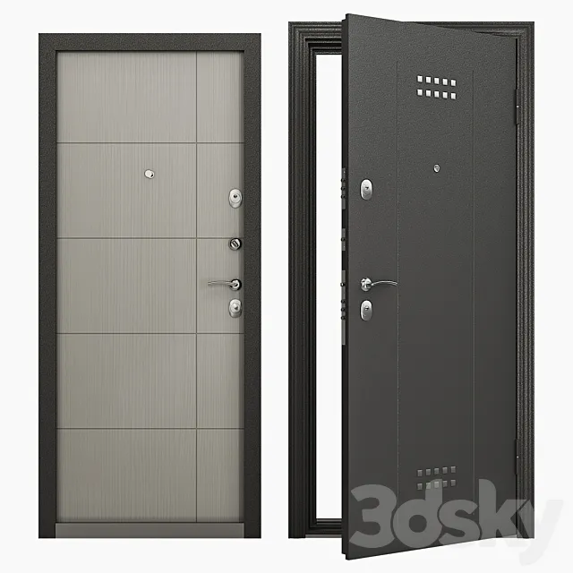 Entrance door Torex Series Delta-100 DL-2. D23 3DModel