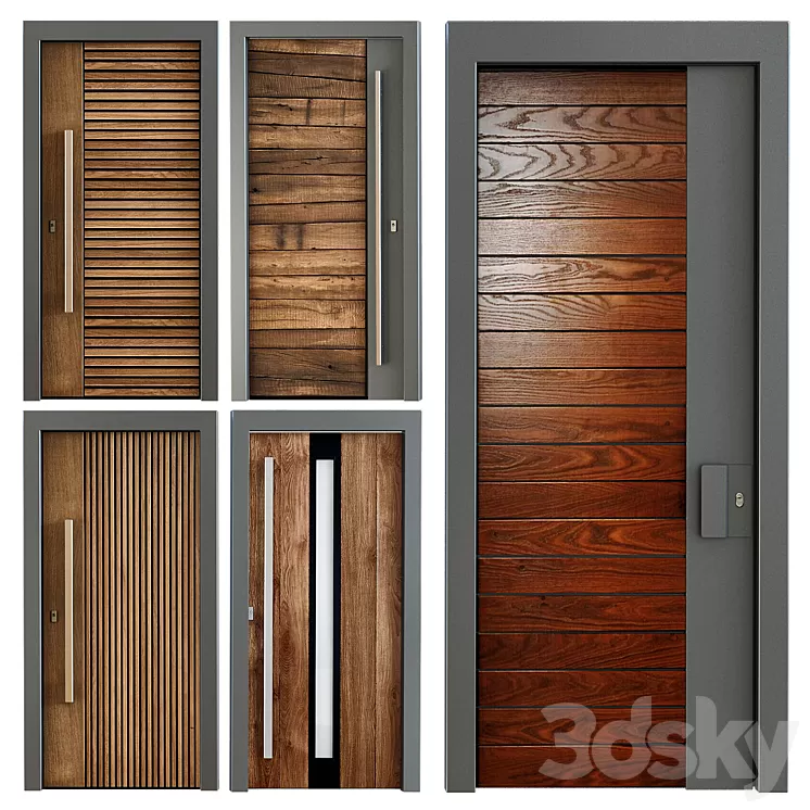 Entrance Doors 2 3D Model
