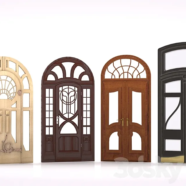 entrance doors 3D Model