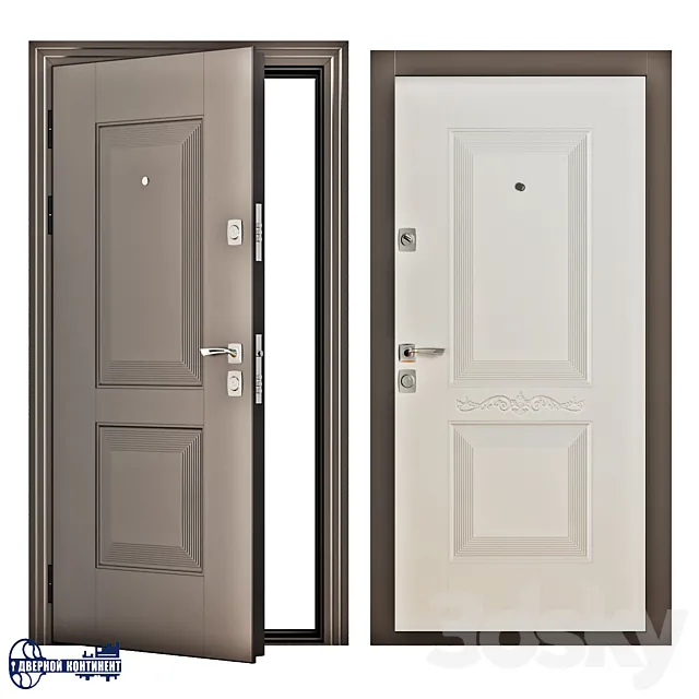Entrance doors Continent-Grand 3DModel