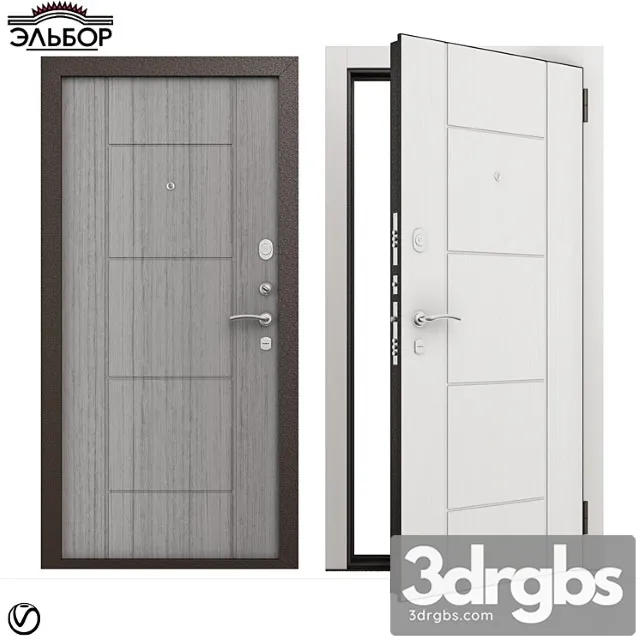 Entrance doors elbor dubai 3D Model Download