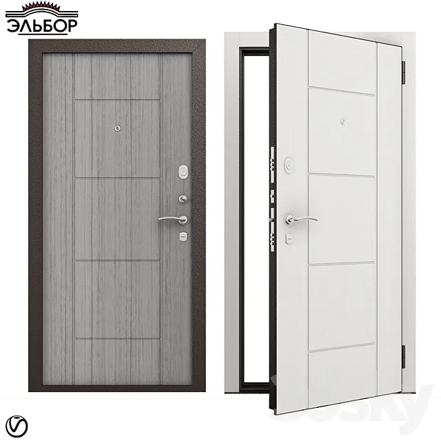 Entrance doors Elbor Dubai 3DModel