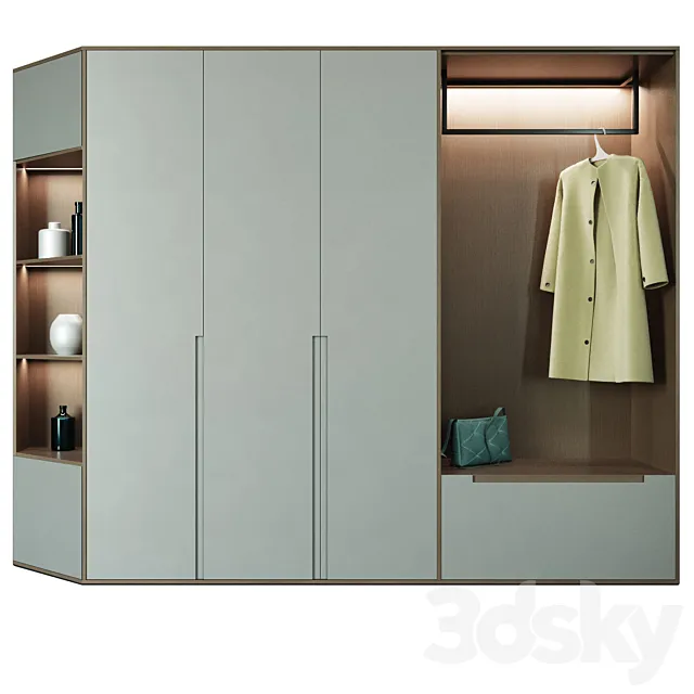 Entrance hall furniture modern 3 3DModel Entrance hall furniture modern 3 3DModel