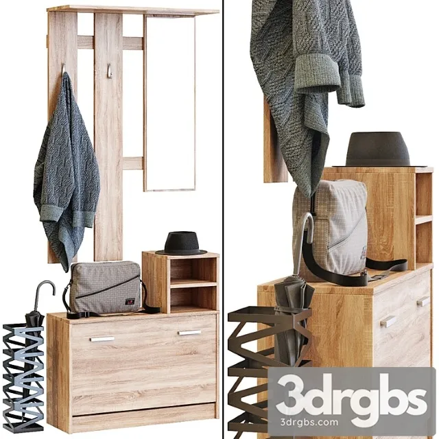 Entrance hall jysk gentofte 2 3D Model Download