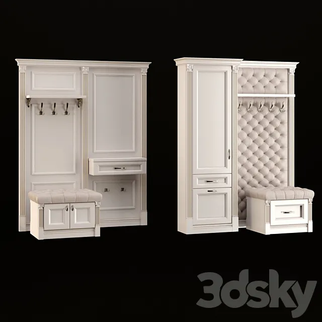 Entrance hall. Sameba 3D Model