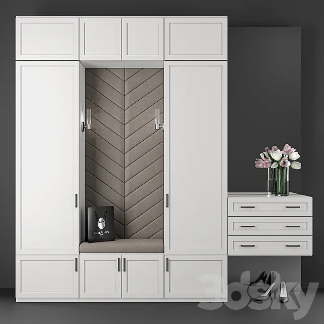 Entrance hallway 15 3D Model Entrance hallway 15 3D Model