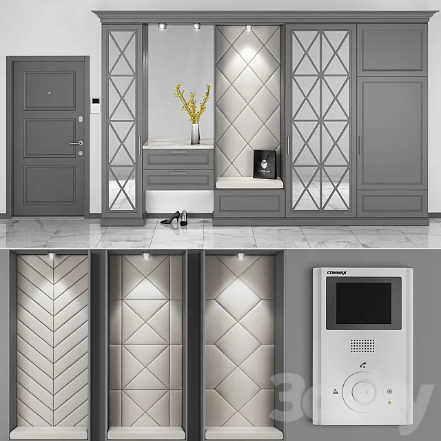 Entrance hallway 18 3DModel Entrance hallway 18 3DModel