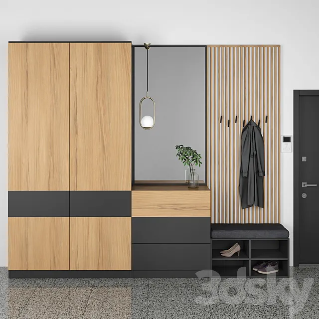 Entrance hallway 19 3DModel Entrance hallway 19 3DModel