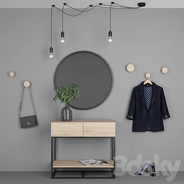 Entrance hallway 6 3D Model Entrance hallway 6 3D Model