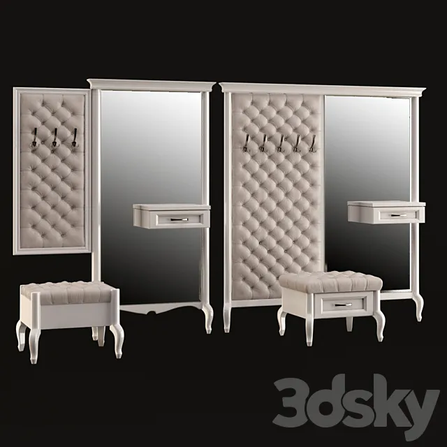 Entrance hallway. Sameba 3D Model