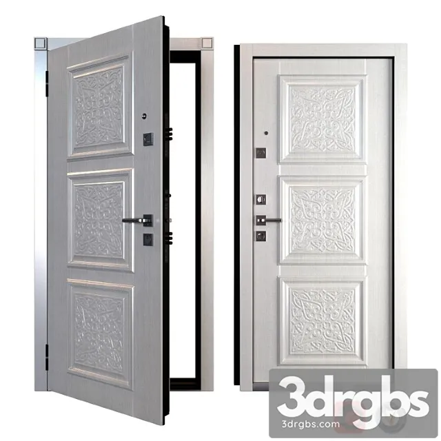 Entrance metal door afina (guardian) 3D Model Download