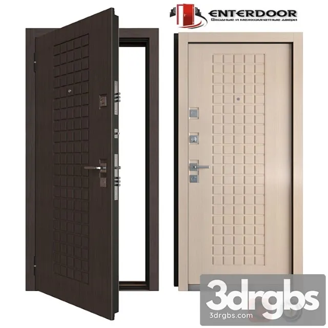 Entrance metal door enterdoor kardinal 3D Model Download