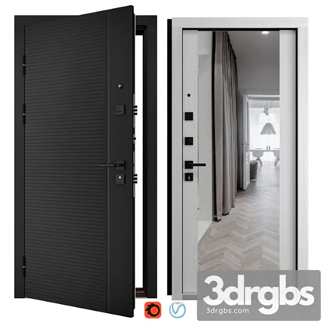 Entrance Metal Door Liner 3 Bravo 3D Model Download