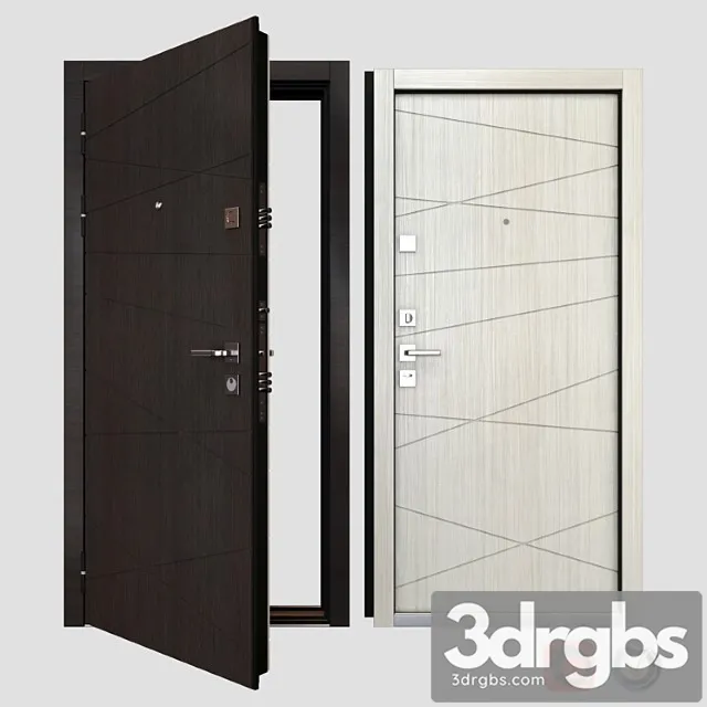 Entrance metal door mastino monte 3D Model Download