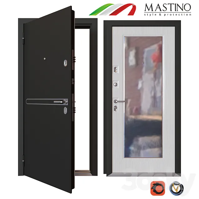 Entrance metal door MASTINO PARKO 3DModel