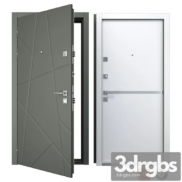 Entrance metal door stella (your frame) 3D Model Download