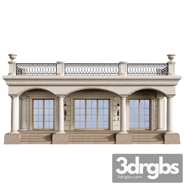 Entrance To The House Porch 3D Model Download