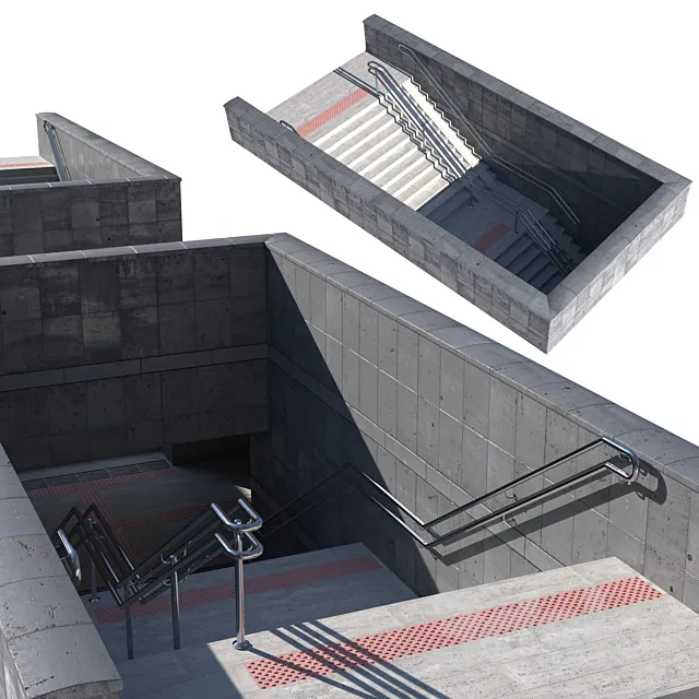 Entrance to the underground passage 3D Model Entrance to the underground passage 3D Model