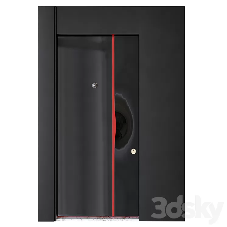 entrance villa door 3D Model Free Download