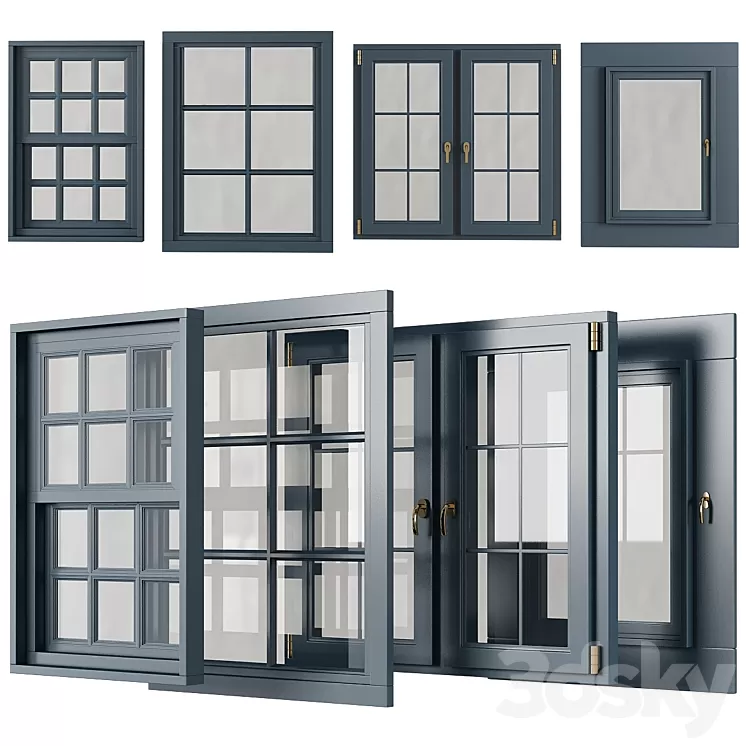 Entrance window number 003 3D Model