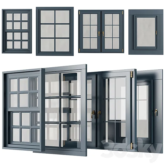 Entrance window number 003 3DModel