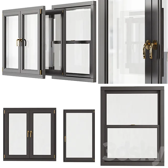 Entrance window number 006 3D Model