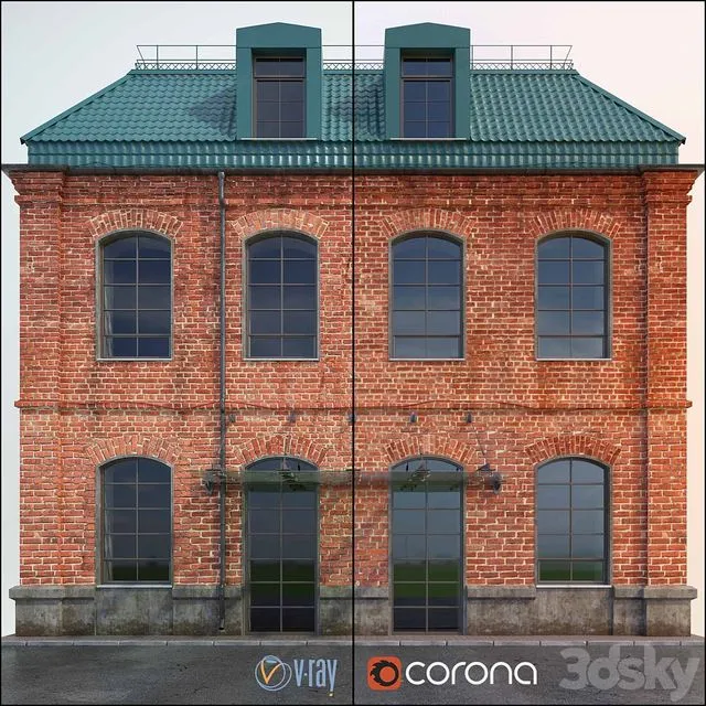 Entry group 3D Model