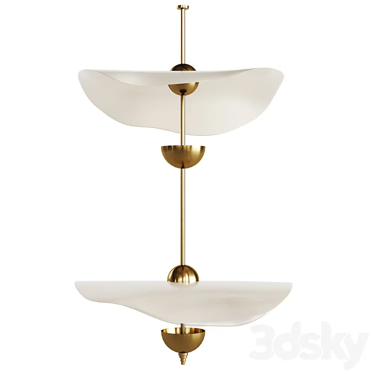Envolée Double Pendant Light by Mydriaz 3D Model Free Download