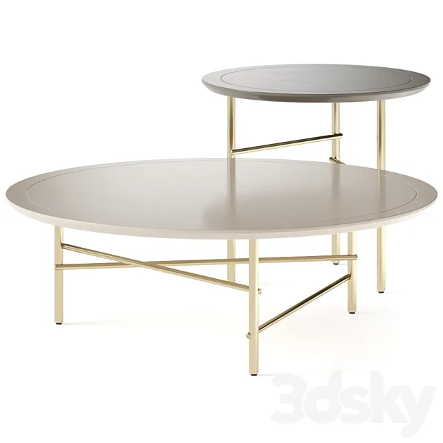 Enza Home Astoria Coffee Tables 3D Model Enza Home Astoria Coffee Tables 3D Model