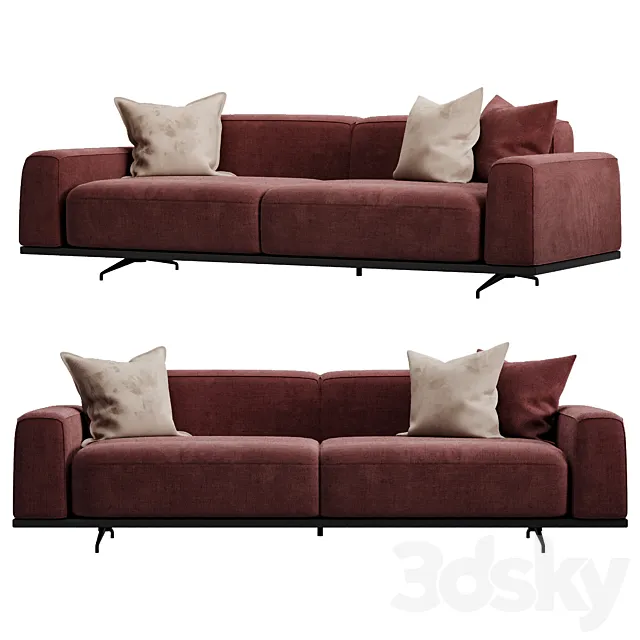 Enza home GIORNO koltuk sofa 3D Model Enza home GIORNO koltuk sofa 3D Model