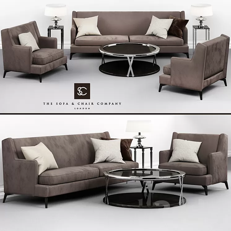 Enzo – Sofas and Armchairs 3D Model Enzo – Sofas and Armchairs 3D Model