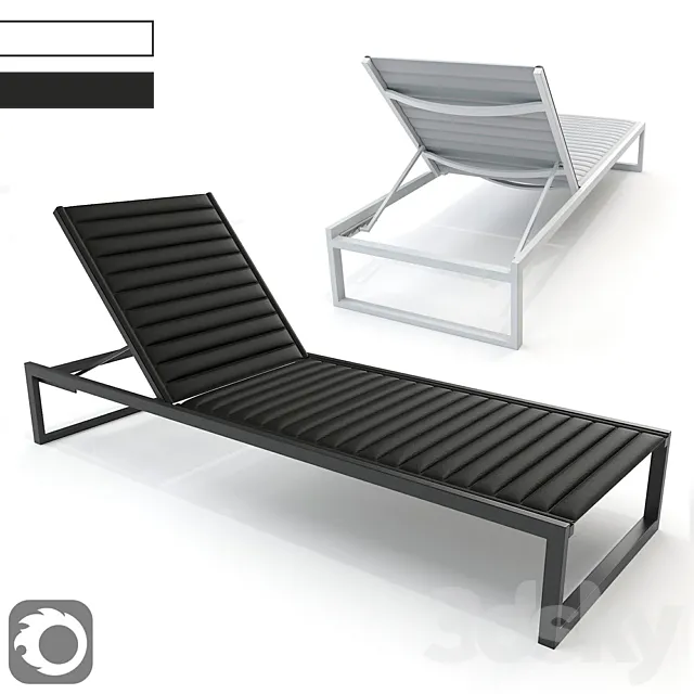 Eos Sun Lounger Casefurniture 3D Model Eos Sun Lounger Casefurniture 3D Model