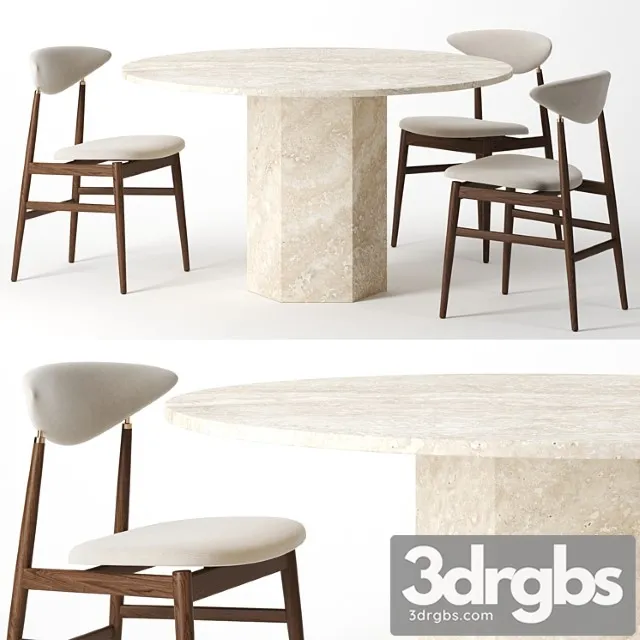 Epic dining table by gubi 2 3D Model Download Epic dining table by gubi 2 3D Model Download