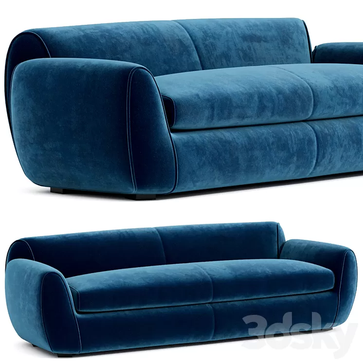 EPÒNIMO Sofa aus Samt mit abnehmbarem Bezug 3D Model Free Download EPÒNIMO Sofa aus Samt mit abnehmbarem Bezug 3D Model Free Download