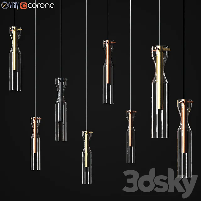 Epsilon Sola Pendant Gallotti & Radice 3DModel Epsilon Sola Pendant Gallotti & Radice 3DModel