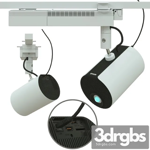 Epson Lightscene Ev 105 3D Model Download