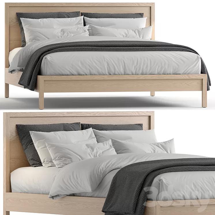 Eq3 Marcel Bed 3D Model Free Download