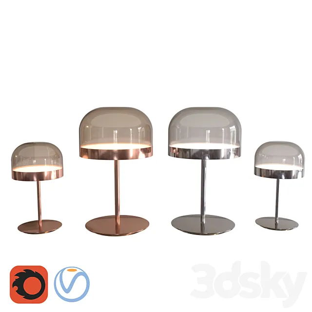 Equatore Fontana Arte 3D Model Equatore Fontana Arte 3D Model