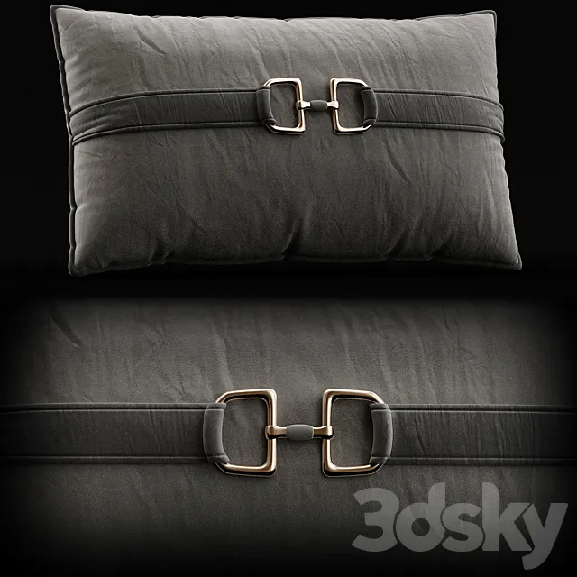 Equestrian pillow 3DModel Equestrian pillow 3DModel