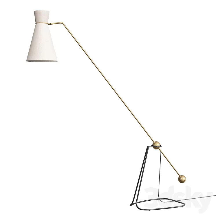 Equilibrium_floor lamp 3D Model Free Download