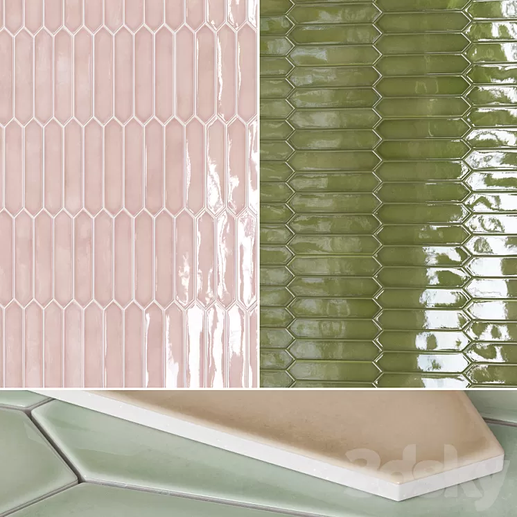 Equipe Arrow Ceramic Tile 3D Model Free Download