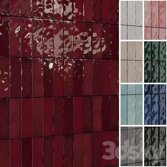 Equipe Artisan wall tiles 3D Model