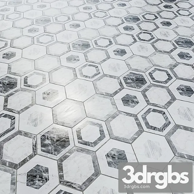 Equipe bardiglio 4 options 3D Model Download