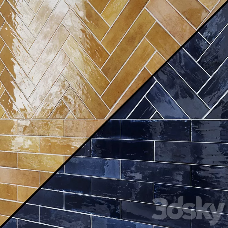 EQUIPE TRIBECA – glazed porcelain stoneware 6×24.6 cm 3D Model Free Download