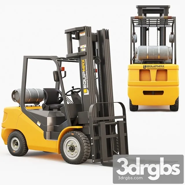 EQUIPMAX 3000 Forklift 3D Model Download