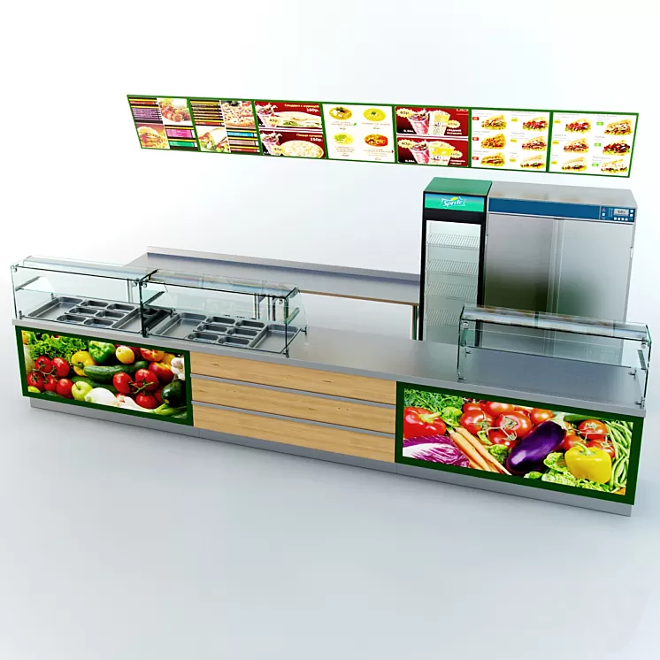 Equipment for SUBWAY 3D Model