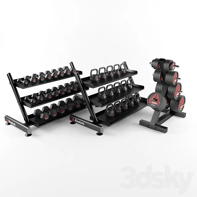 Equipment Gym 3D Model