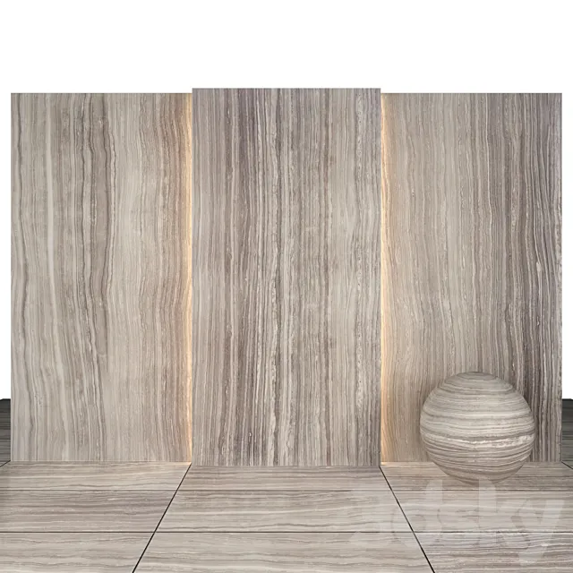 Eramosa clay vein stone 3D Model